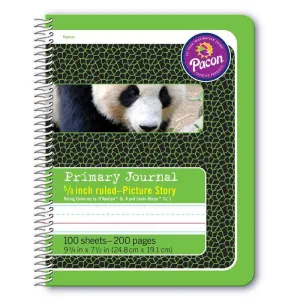 (12 Ea) Primary Journal 5/8 In Ruled