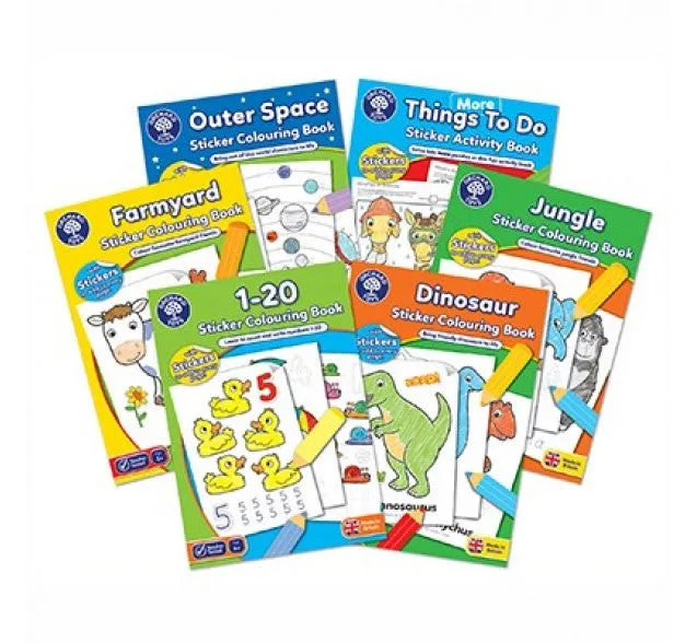 [3-Pack] Orchard Toys Number Colouring Book