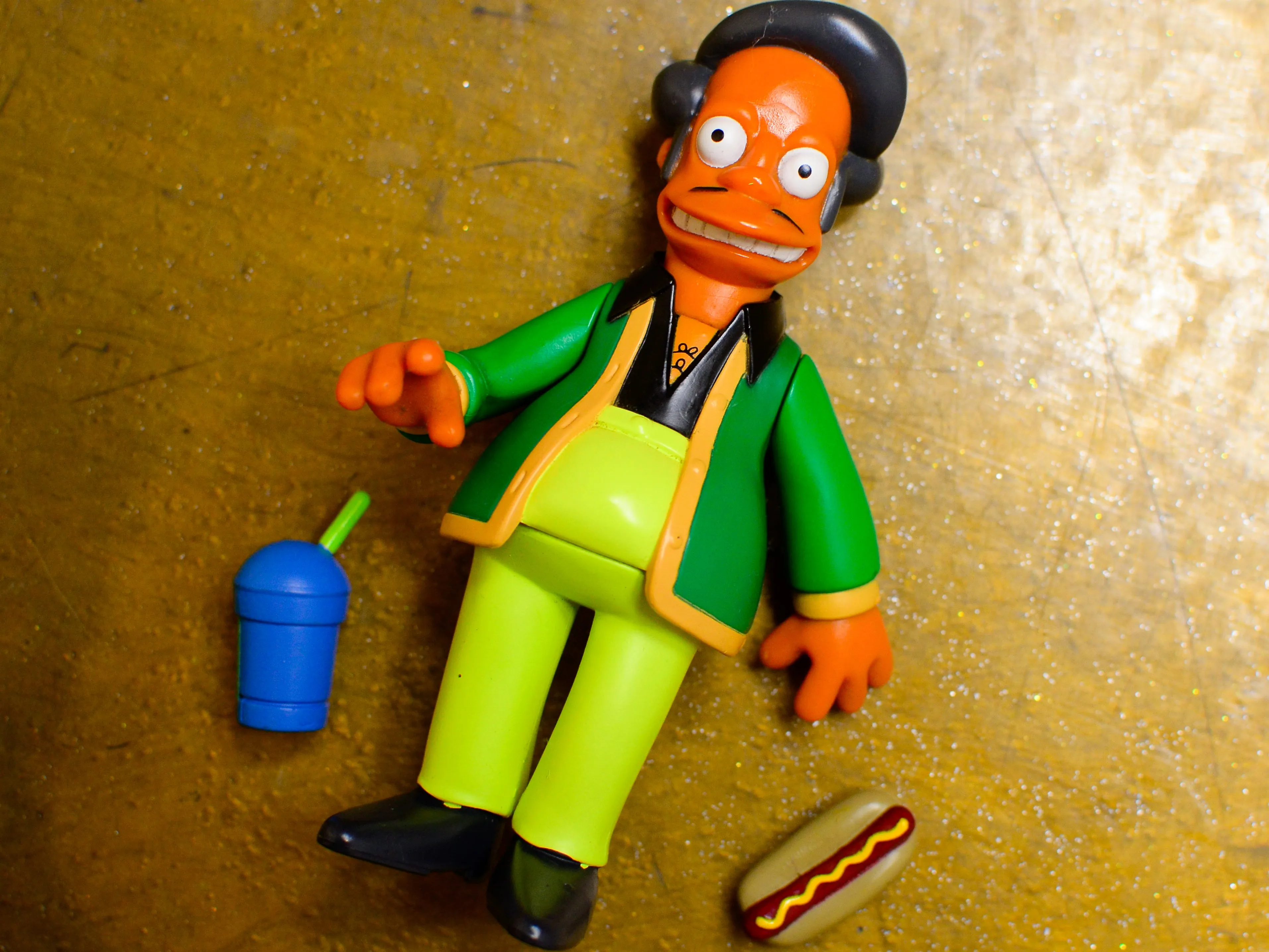Apu - Playmates Simpsons World Of Springfield Vintage Figure
