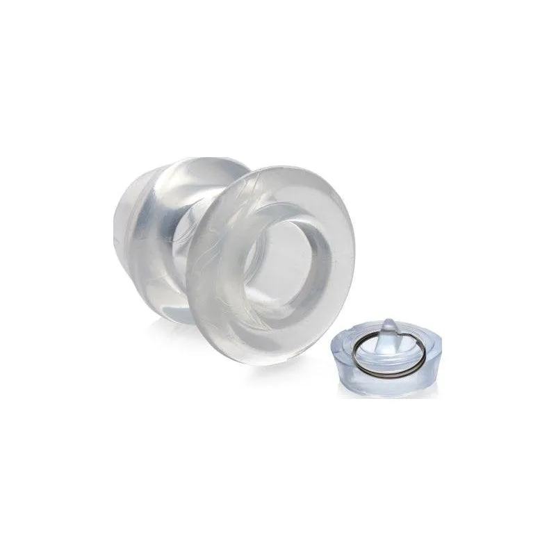 Ass Bung Clear Hollow Anal Dilator 3in Medium