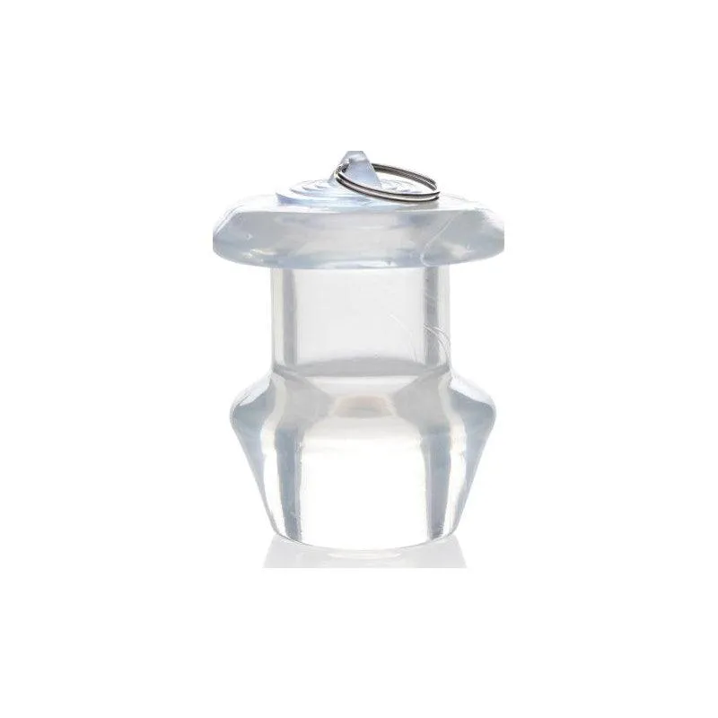 Ass Bung Clear Hollow Anal Dilator 3in Medium