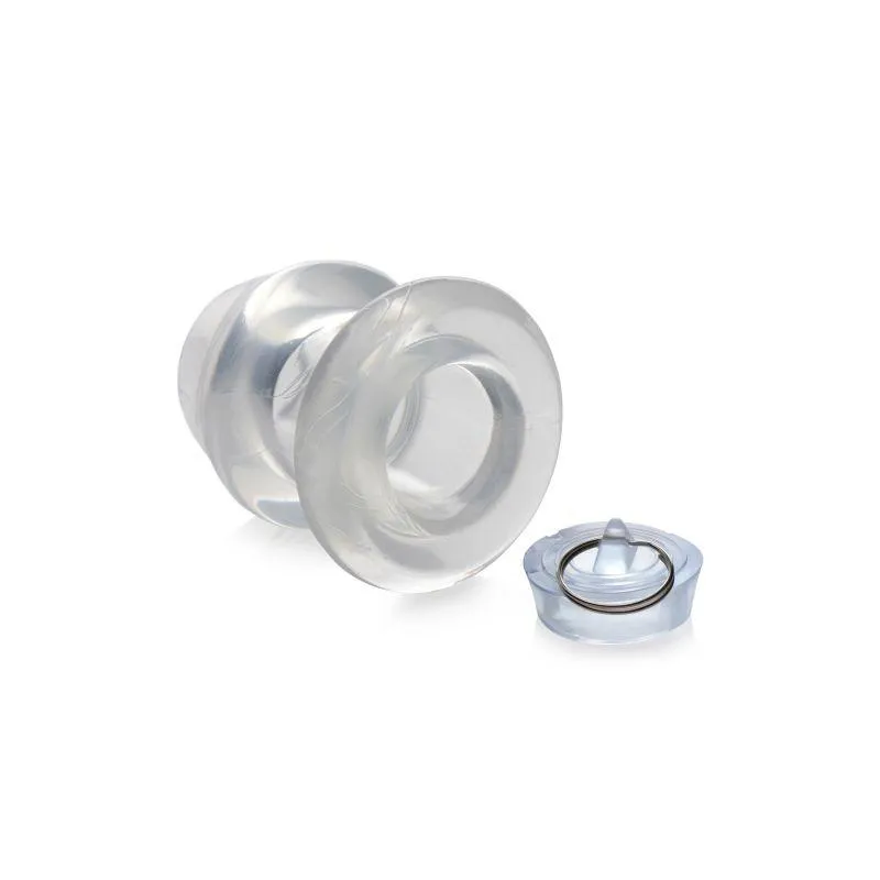 Ass Bung Clear Hollow Anal Dilator 3in Medium