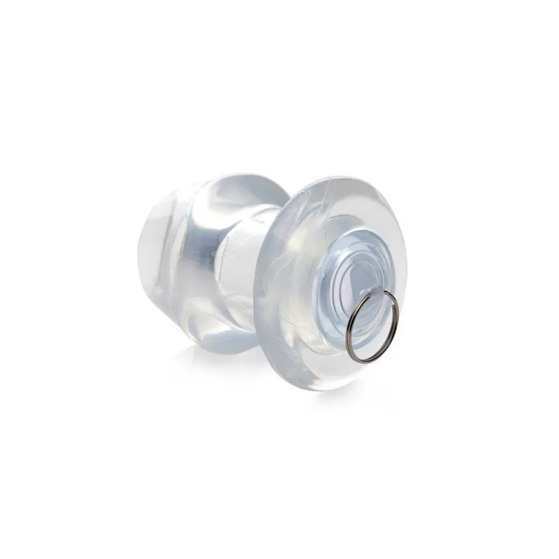 Ass Bung Clear Hollow Anal Dilator 3in Medium