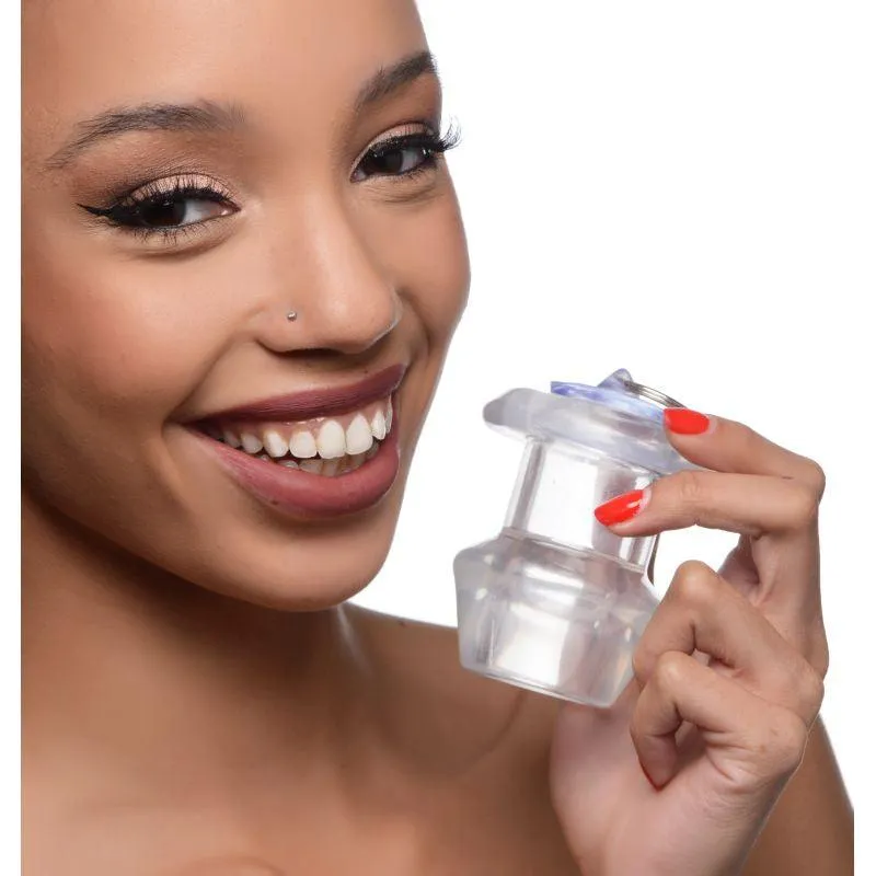 Ass Bung Clear Hollow Anal Dilator 3in Medium