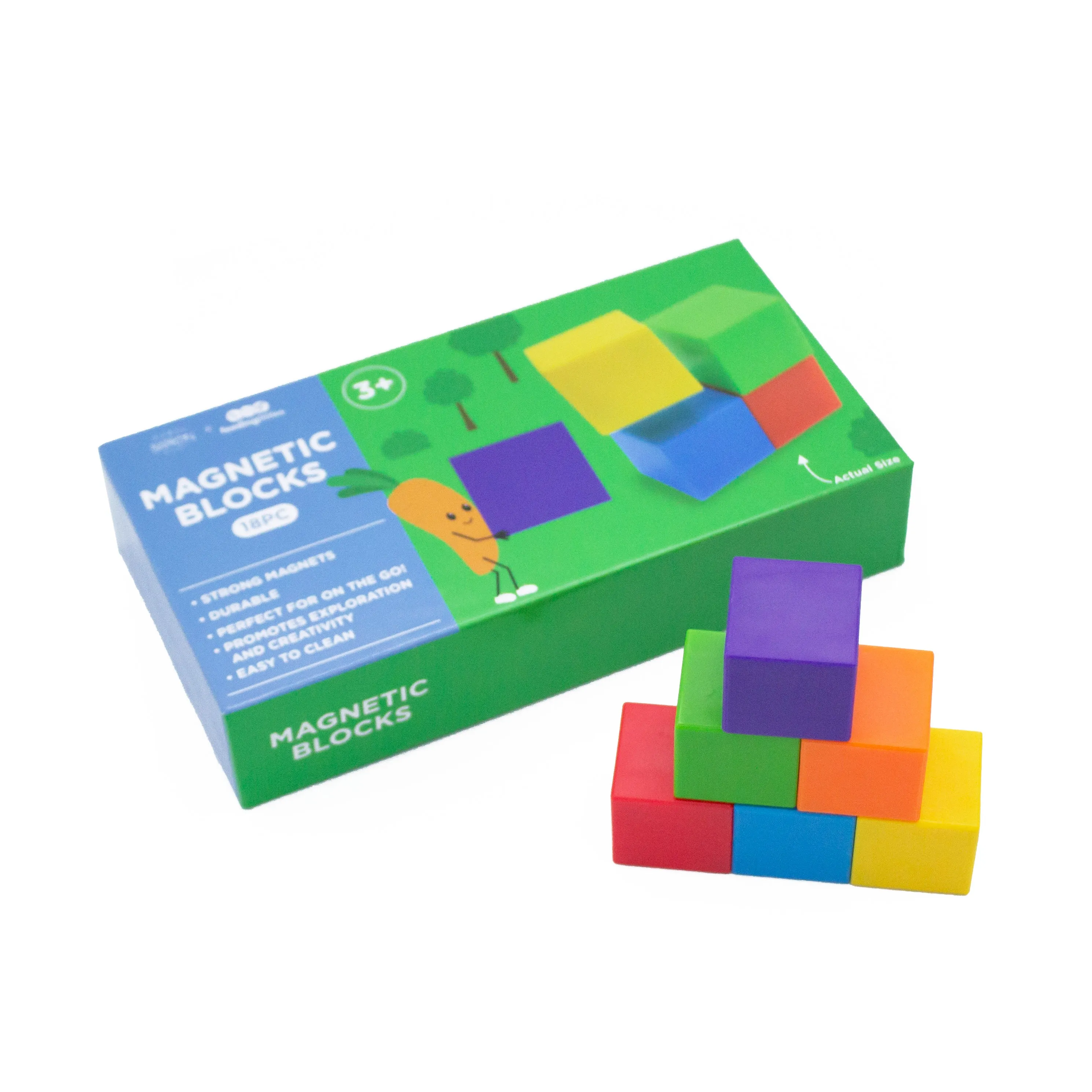 BapronBaby 18pc Magnetic Blocks (ages 3 )