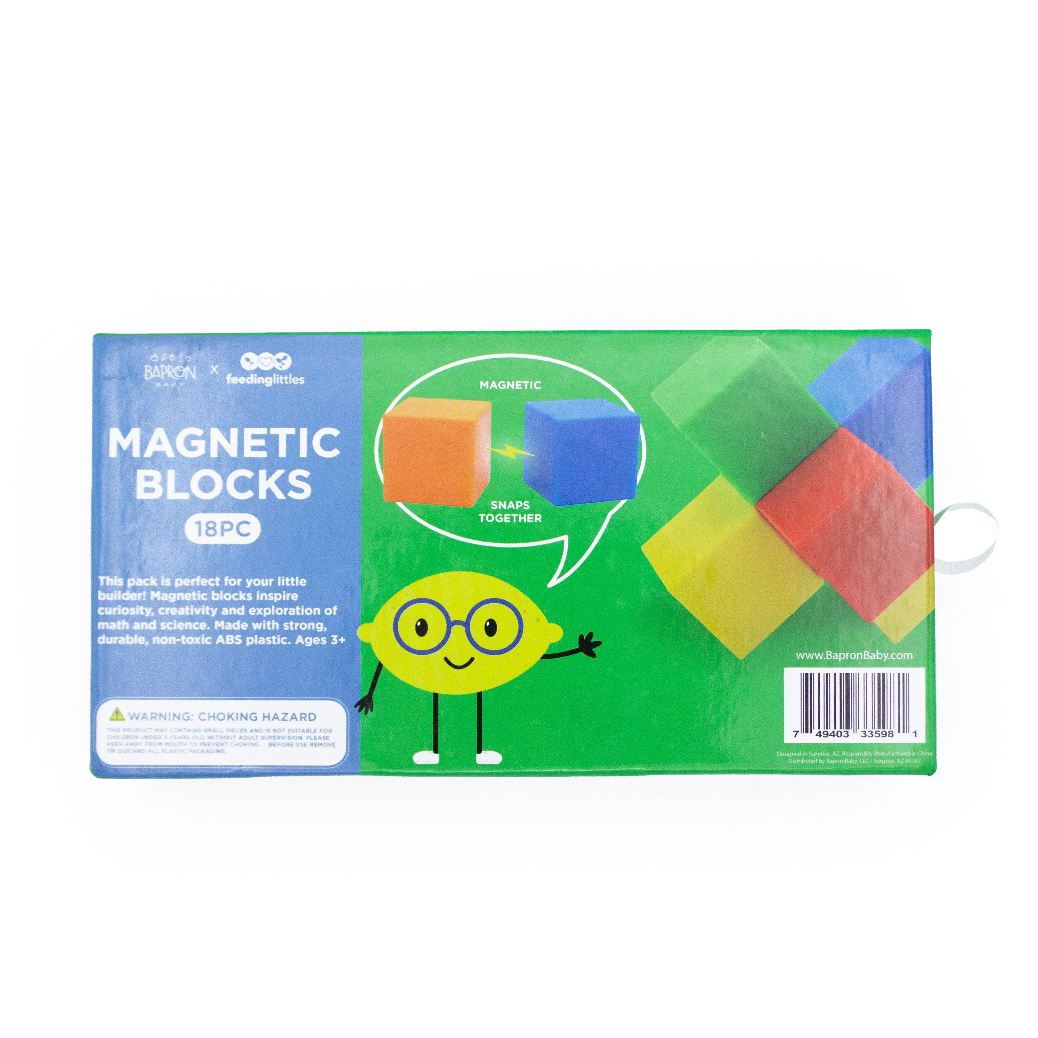 BapronBaby 18pc Magnetic Blocks (ages 3 )