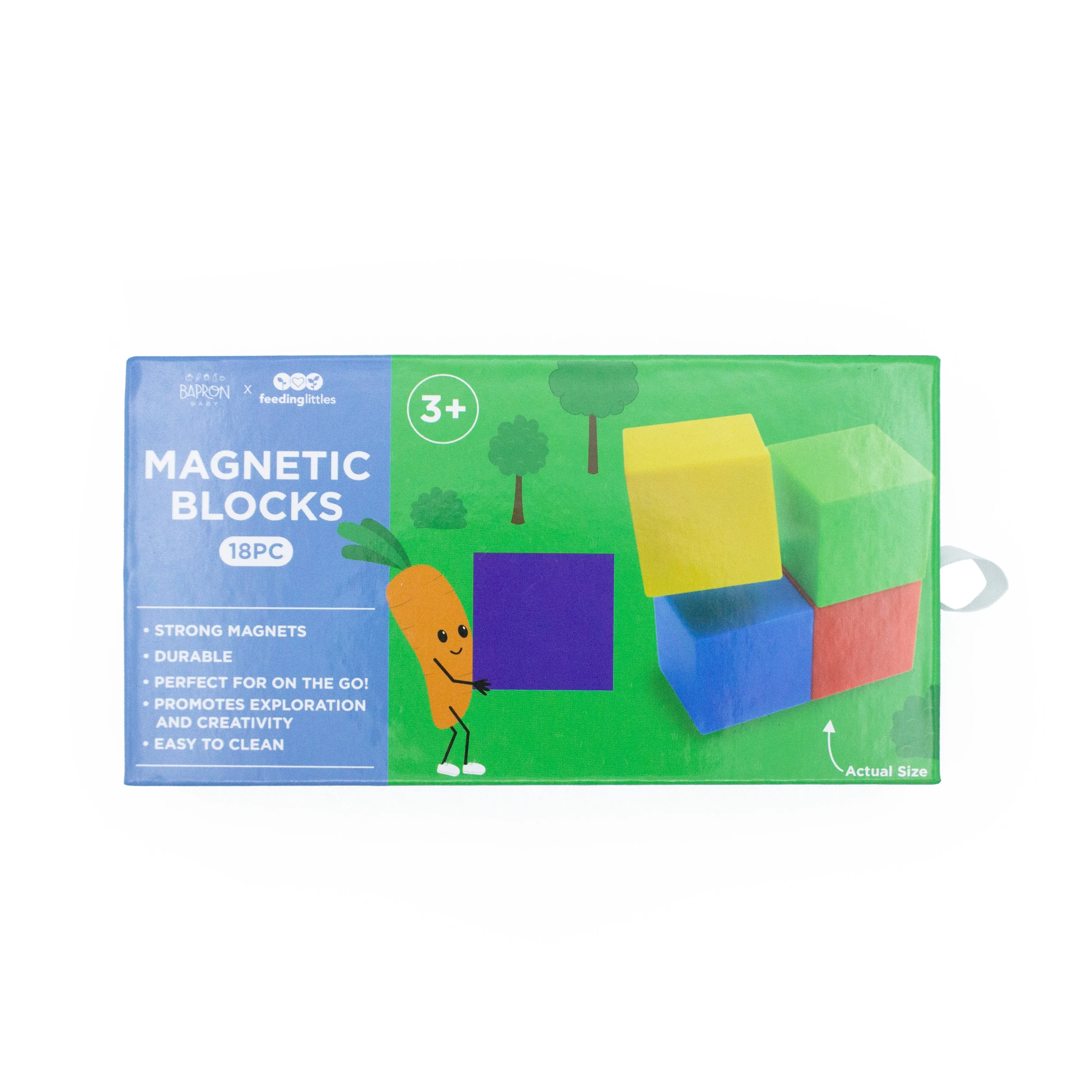 BapronBaby 18pc Magnetic Blocks (ages 3 )