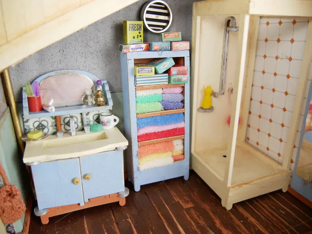 Bathroom Wooden Furniture Kit