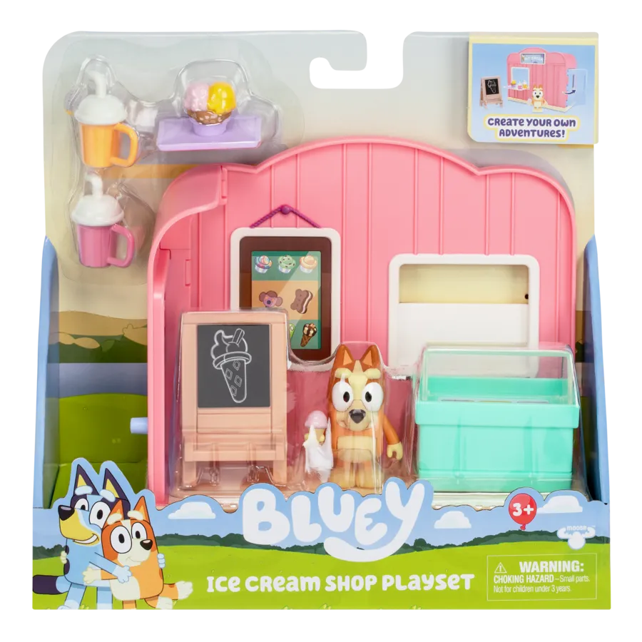 Bluey Series 10 Ice Cream Shop Mini Playset