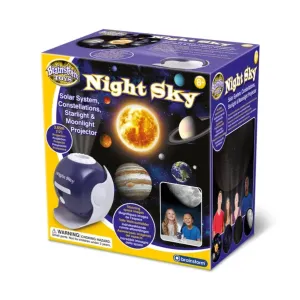 Brainstorm Night Sky - Solar System, Constellations, Starlight and Moonlight Projector