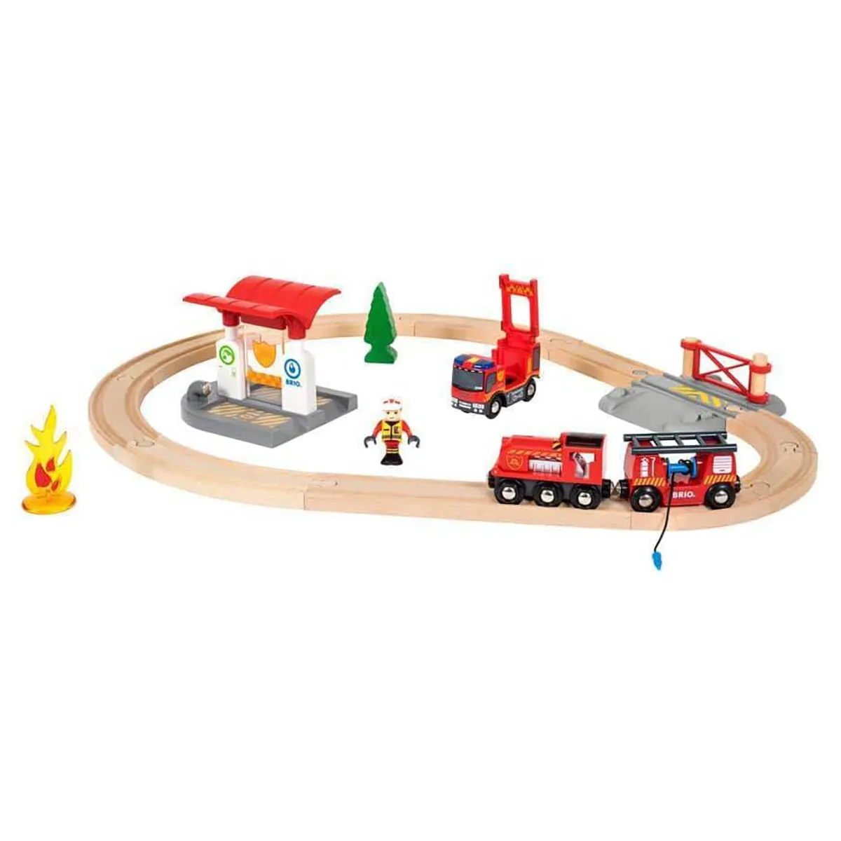 BRIO World Firefighter Set