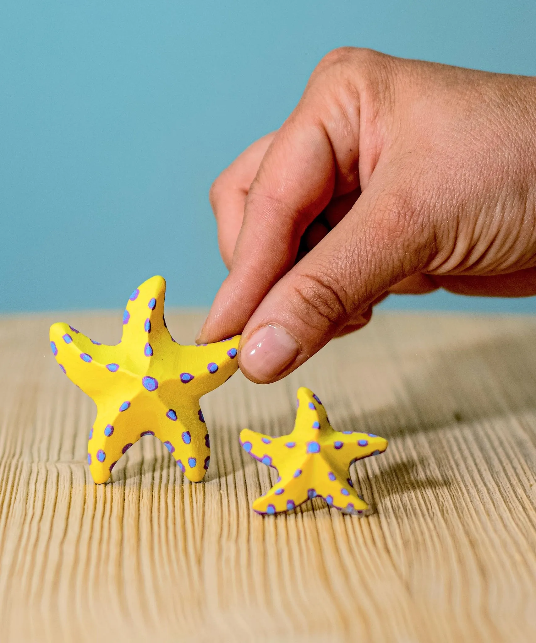 Bumbu Wooden Yellow Starfish Set
