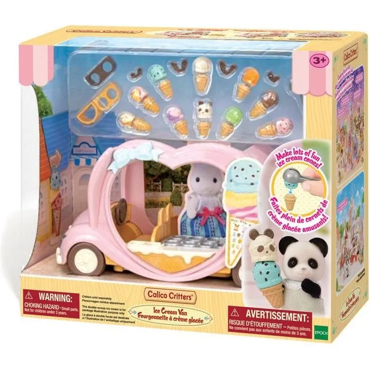 Calico Critters Ice Cream Van, Toy Vehicle for Dolls