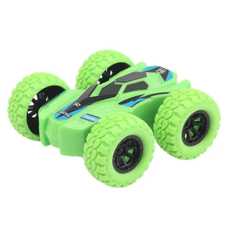 Car Models Funny Kids Inertia Vehicle Model Toy Double-sided Dump Acrobatic Climbing Children Cool Birthday Gift 7.5X7X3CM