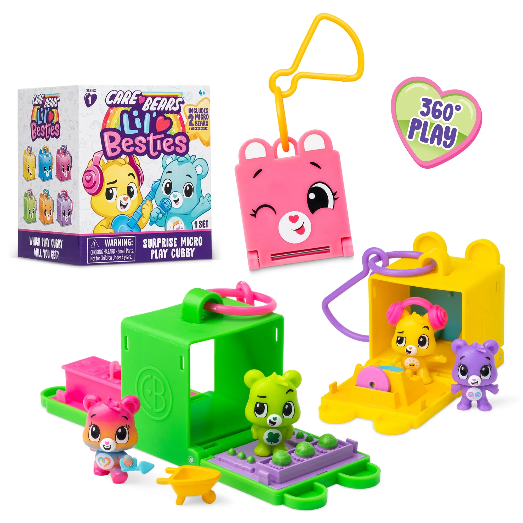 Care Bears Lil' Besties Suprise Play Cubbies