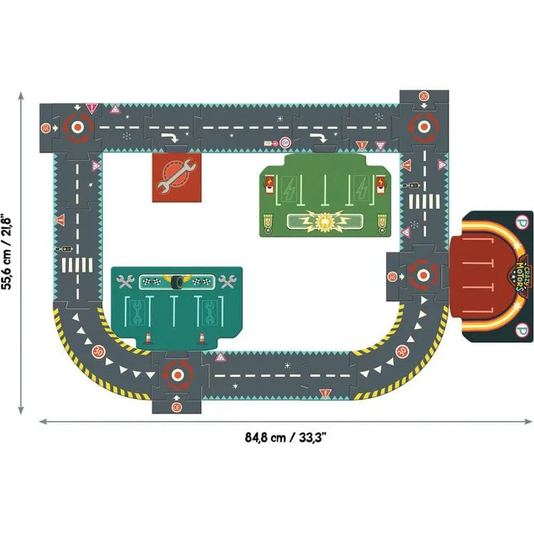 City Circuit 24 Piece Giant Puzzle