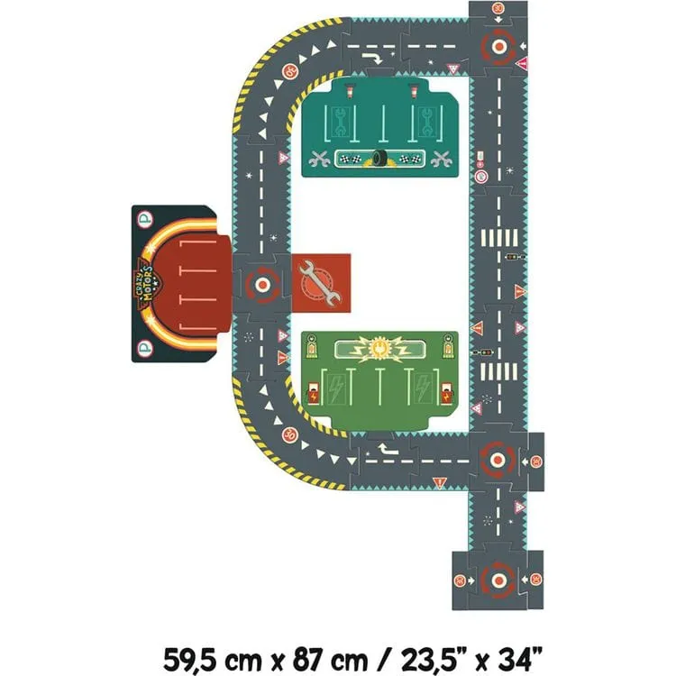 City Circuit 24 Piece Giant Puzzle