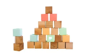 Classic Silicone   Wood Block Set