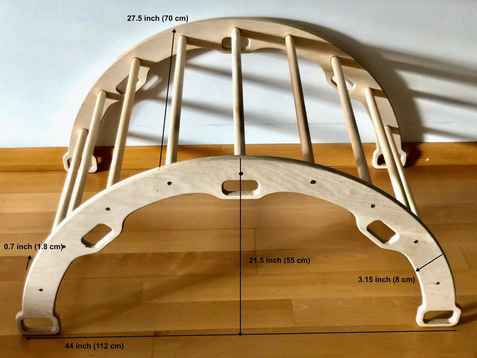 Climbing Arch/Rocker With 2 Ramps | Best Montessori Toys for 1-Year-Olds