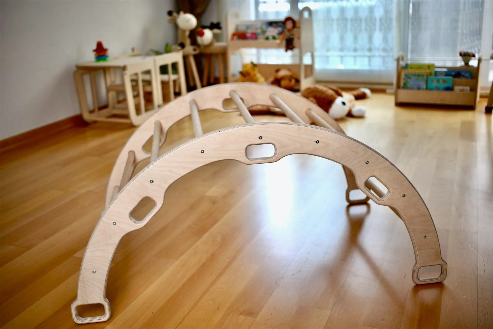 Climbing Arch/Rocker With 2 Ramps | Best Montessori Toys for 1-Year-Olds