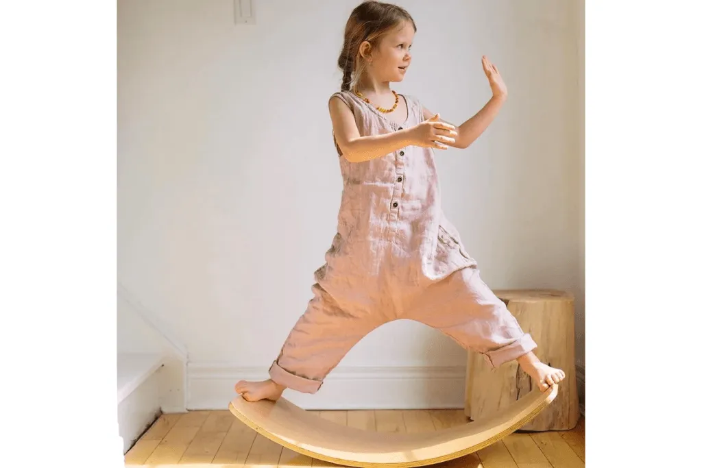 Climbing Bundle #3 - Kinderfeets Balance Board   Montessori Climbing Triangle   Ramp