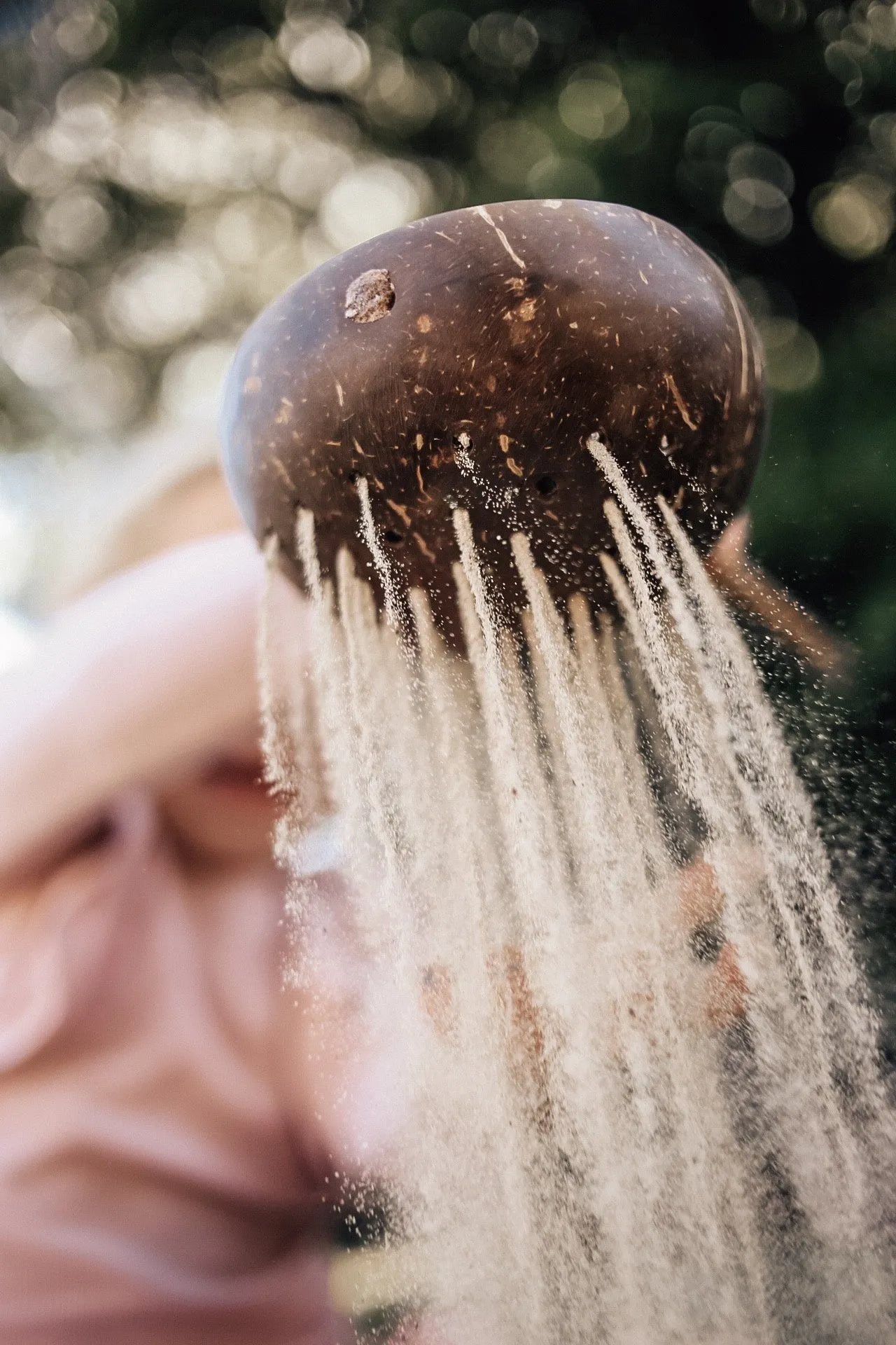 Coconut Sand and Water Sieve Toy