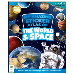 Curious Universe My Amazing Sticker Atlas of the World & Space