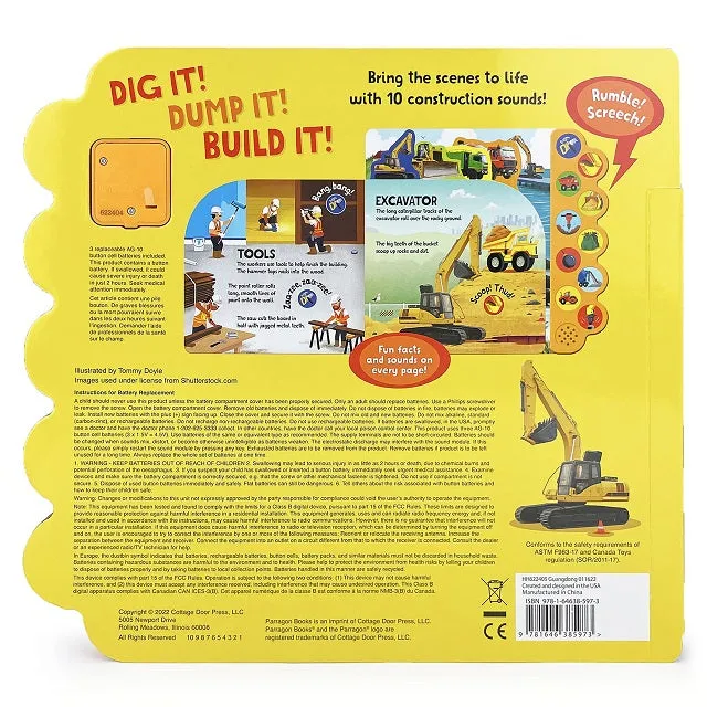 Dig It! Dump It! Build It! Construction Sound Book