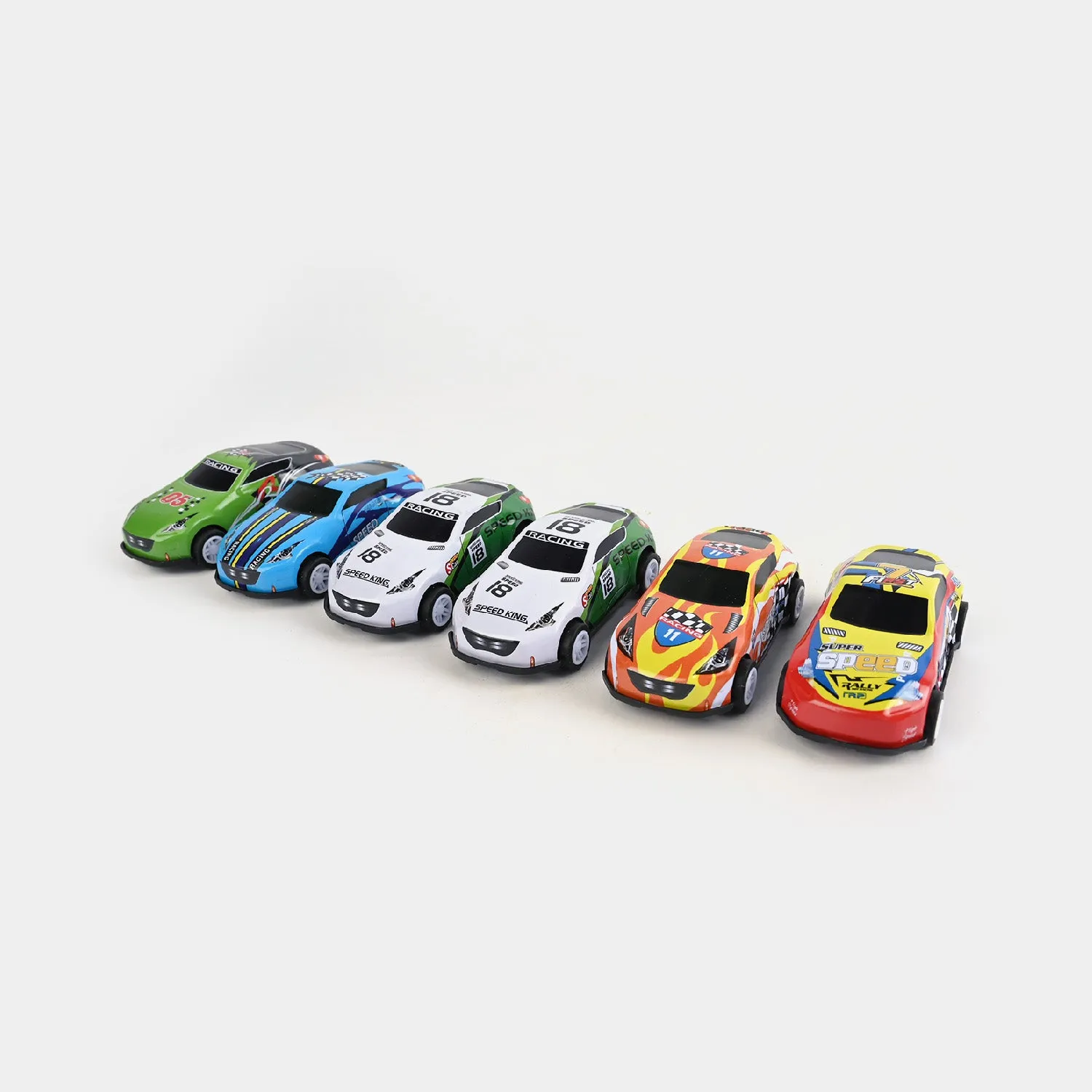 Dinky Cars Toy Set – 18 Mini Pull-Back Racing Cars