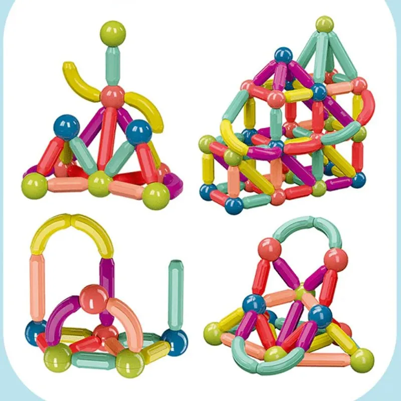 DIY Magnetic Sticks Blocks | 25 Pcs