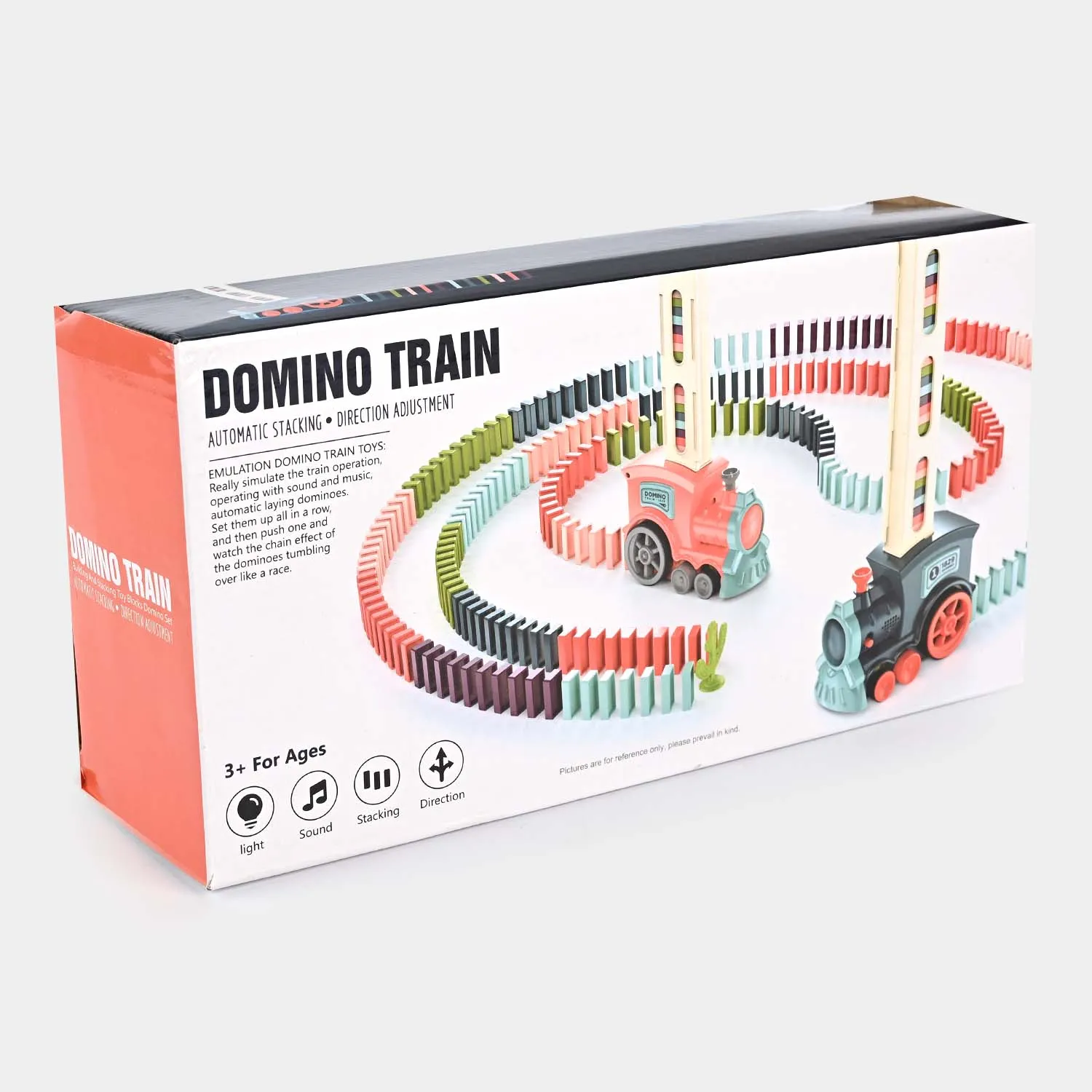 Domino Game Electric Train Toy For Kids