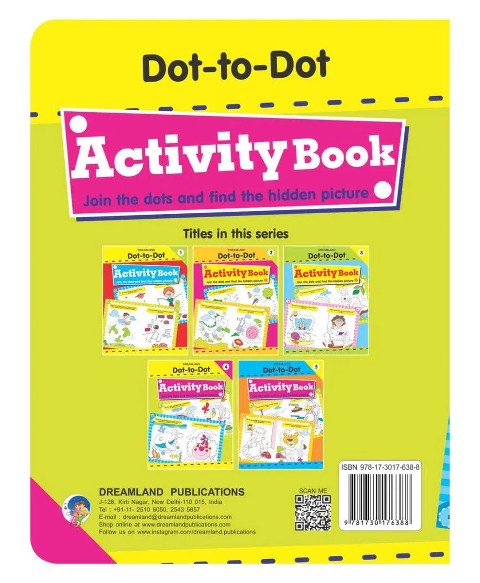 Dreamland Fun with Dot to Dot Part 4 - An Interactive & Activity Book For Kids (English)