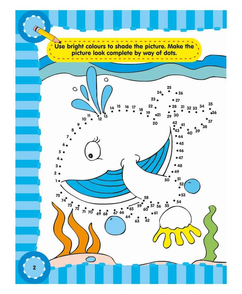 Dreamland Fun with Dot to Dot Part 4 - An Interactive & Activity Book For Kids (English)