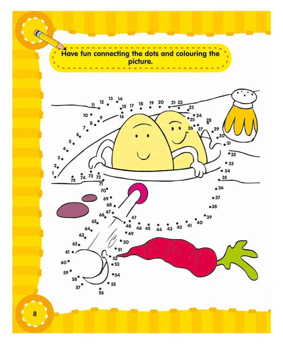Dreamland Fun with Dot to Dot Part 4 - An Interactive & Activity Book For Kids (English)