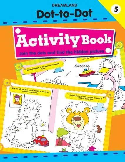 Dreamland Fun with Dot to Dot Part 5 - An Interactive & Activity Book For Kids (English)