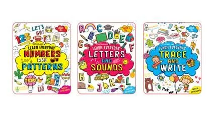 Dreamland Learn Everyday 1 - An Interactive & Activity Book For Kids - Pack of 3 Books(English)