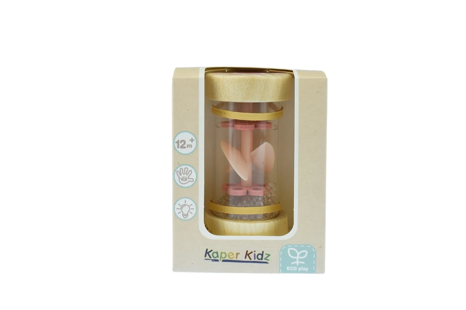 EcoWhirlie Wooden Shaker Rattle