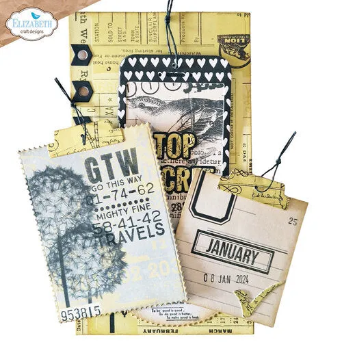 Elizabeth Craft Clear Stamps Months