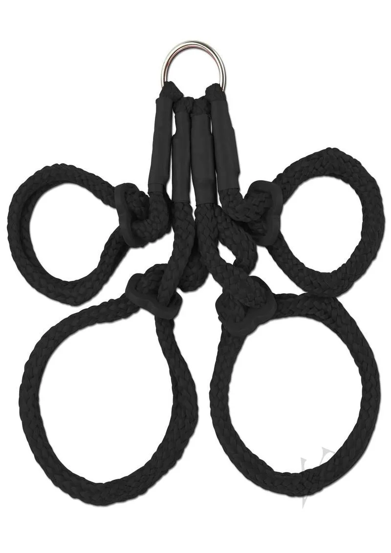 Ff Japanese Silk Rope Hogtie Black