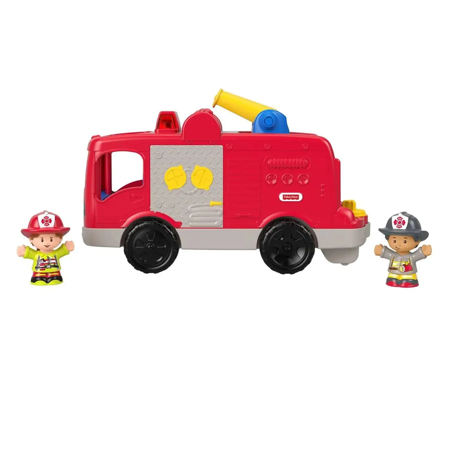 Fisher Price Little People Fire Truck Lights Sounds Figures 30cm