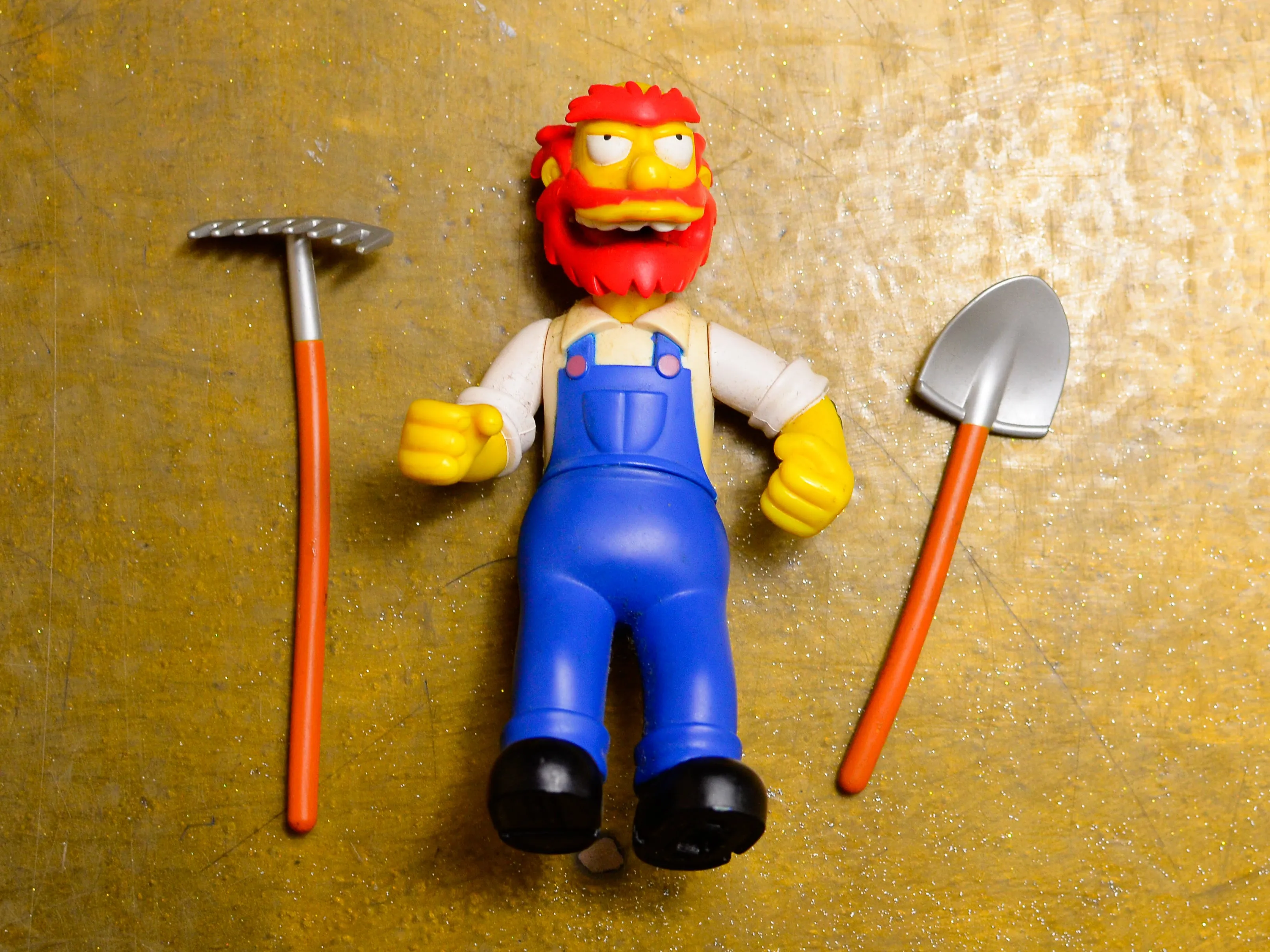 Groundskeeper Willie - Playmates Simpsons World Of Springfield Vintage Figure