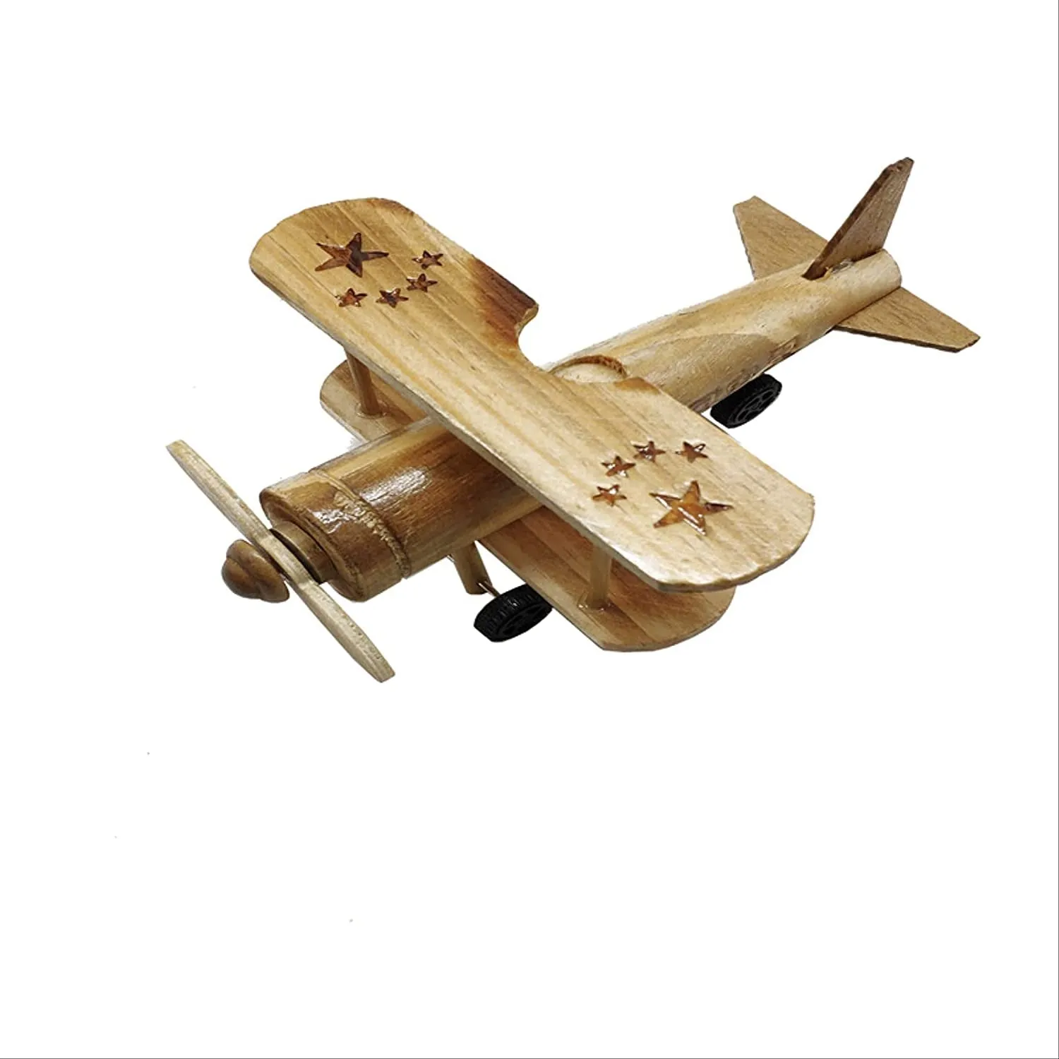 Hands Craft Airplane DIY 3D Wooden Puzzle Model Kit - Laser Cut Wooden Puzzle Craft Kit, Brain Teaser and Educational STEM DIY Building Model Toy，Fighter Jet