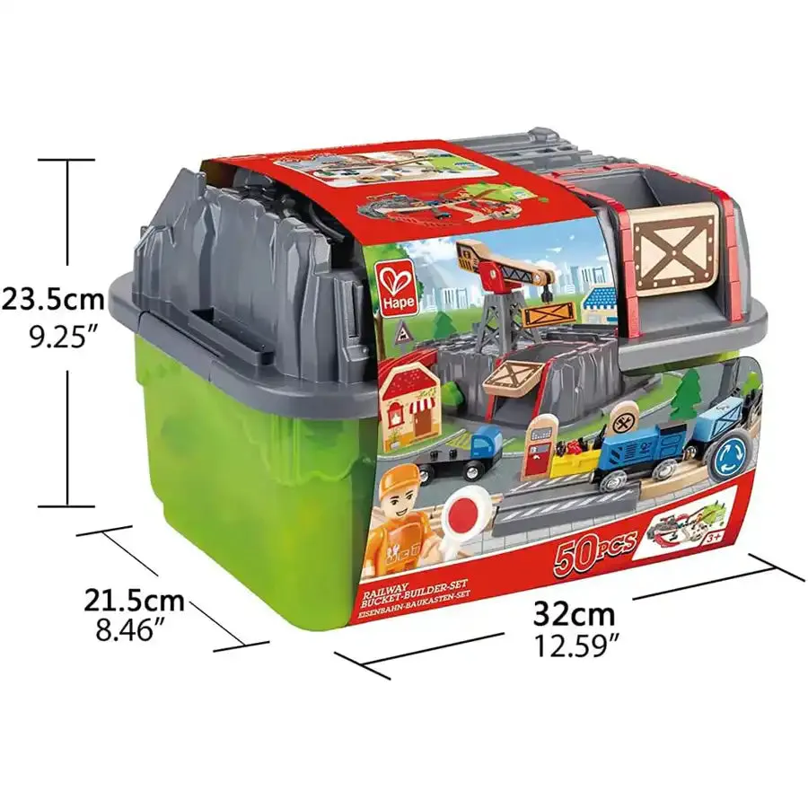 Hape Railway Bucket-Builder-Set