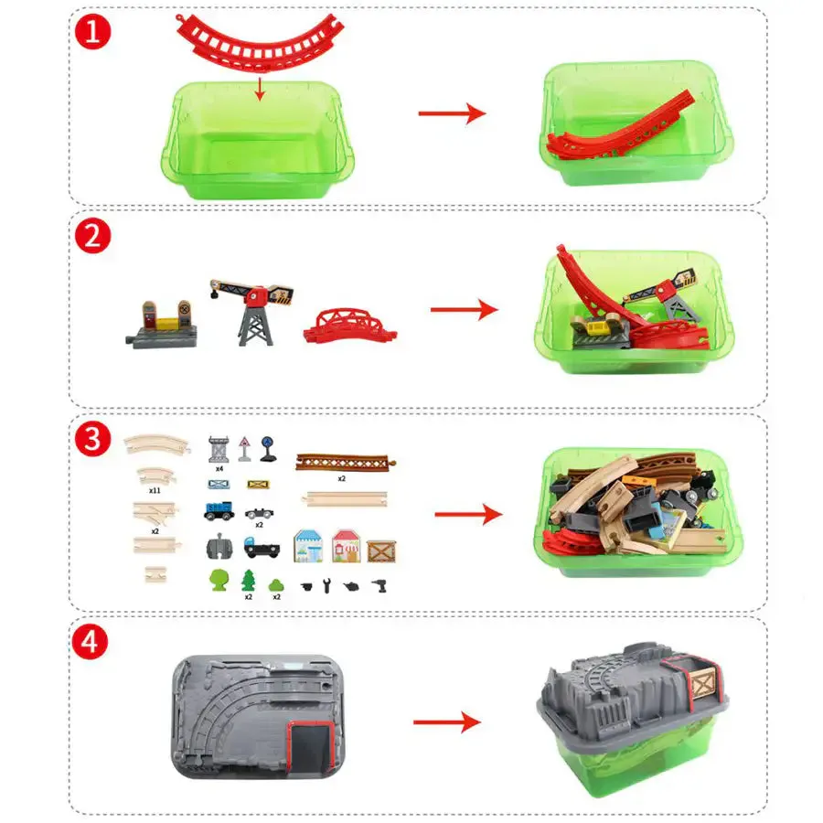 Hape Railway Bucket-Builder-Set