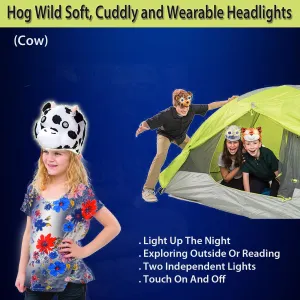 Hog Wild Soft, Cuddly and Wearable Headlights (Cow)