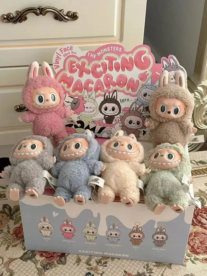 Hot Labubbu The Monsters Blind Box Toys Cardiac Macarone – Cute Action Figure Collectibles!