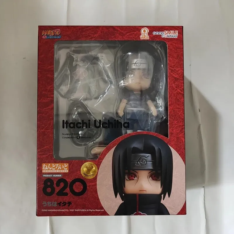 In Stock Anime Modle Gsc Figurine Naruto Figure Uciha Itachi  Q Version Collection Action Figure Toys