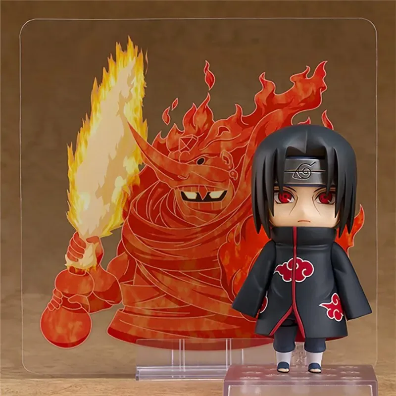 In Stock Anime Modle Gsc Figurine Naruto Figure Uciha Itachi  Q Version Collection Action Figure Toys
