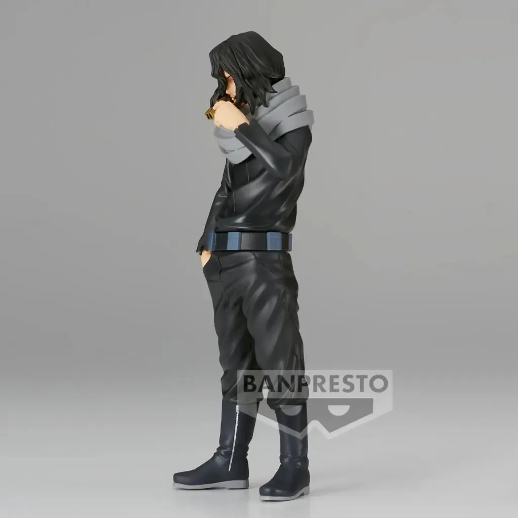 In Stock Original My Hero Academia Anime Aizawa Shouta PVC Eraser Head Boku no Hero Academia Action Figures BANPRESTO 18cm Toys