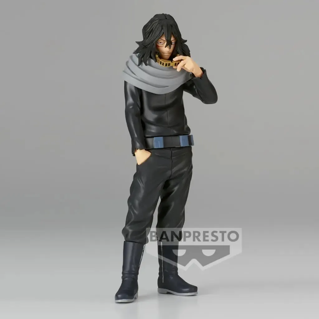 In Stock Original My Hero Academia Anime Aizawa Shouta PVC Eraser Head Boku no Hero Academia Action Figures BANPRESTO 18cm Toys